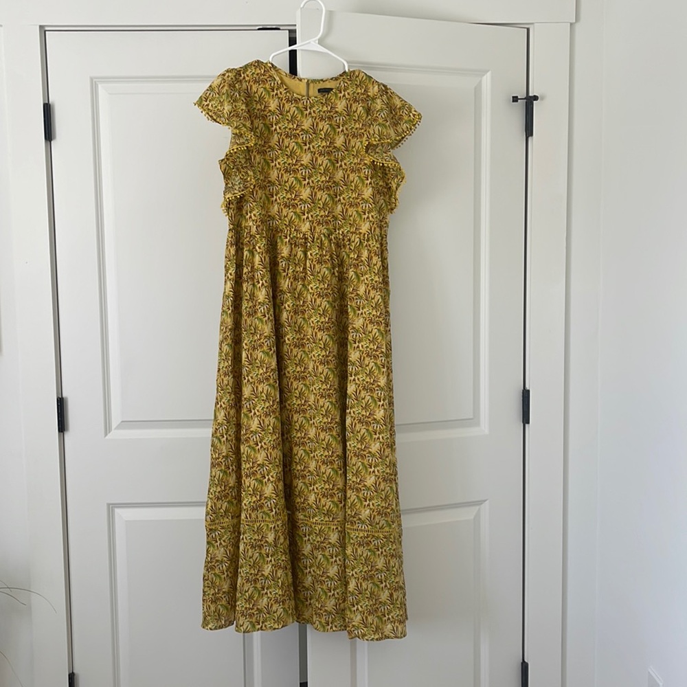 Ann Taylor Kids Dress in Floral Yellow